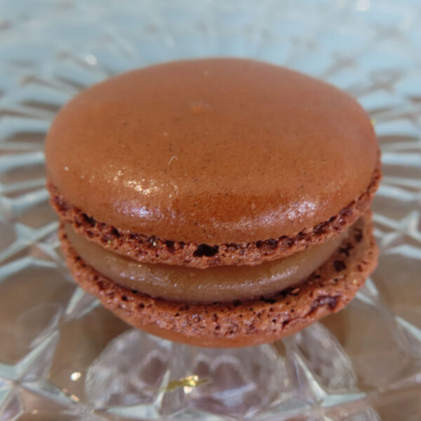 Chocolate with Salted Caramel Macaron